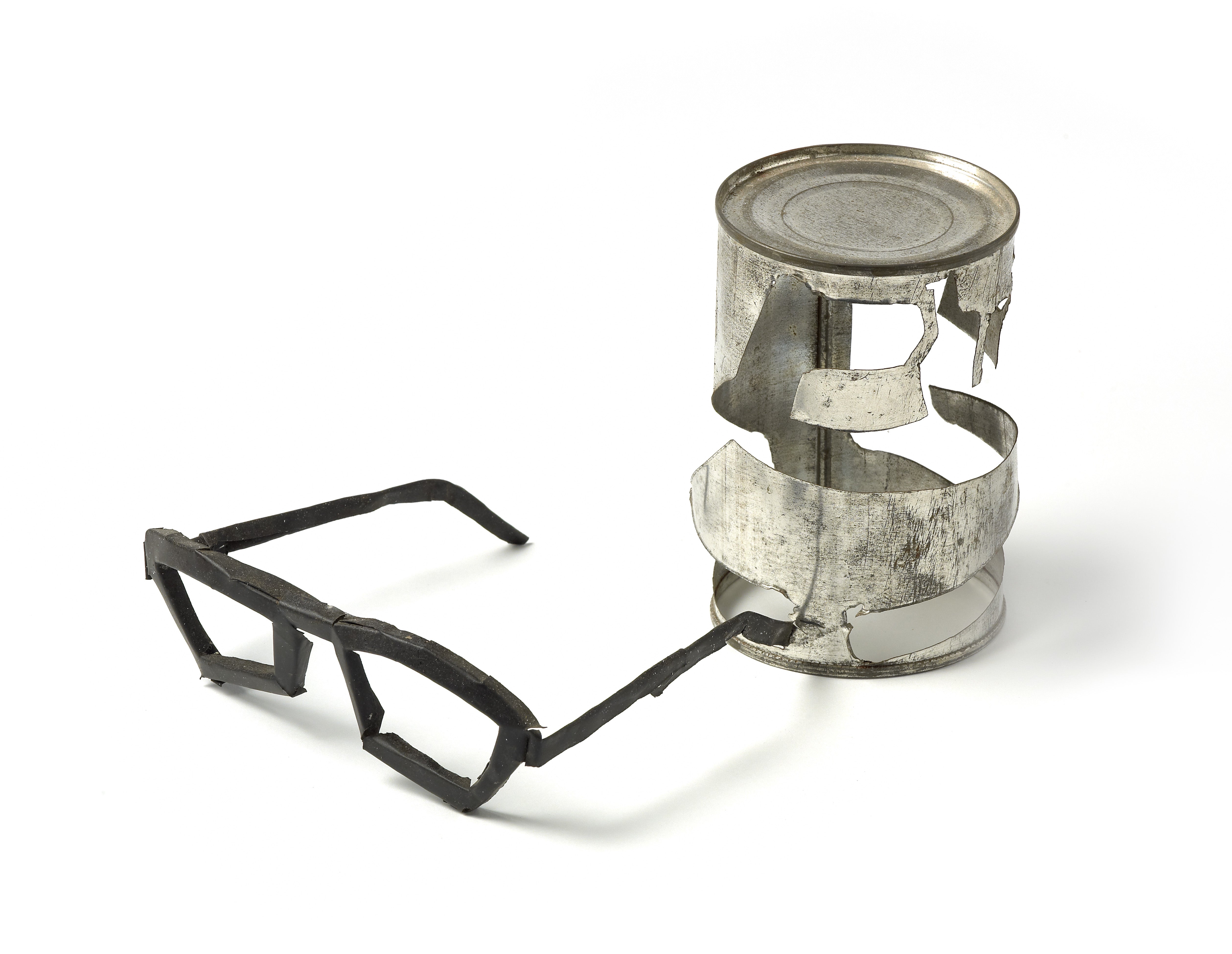 Bean Can with Spectacles