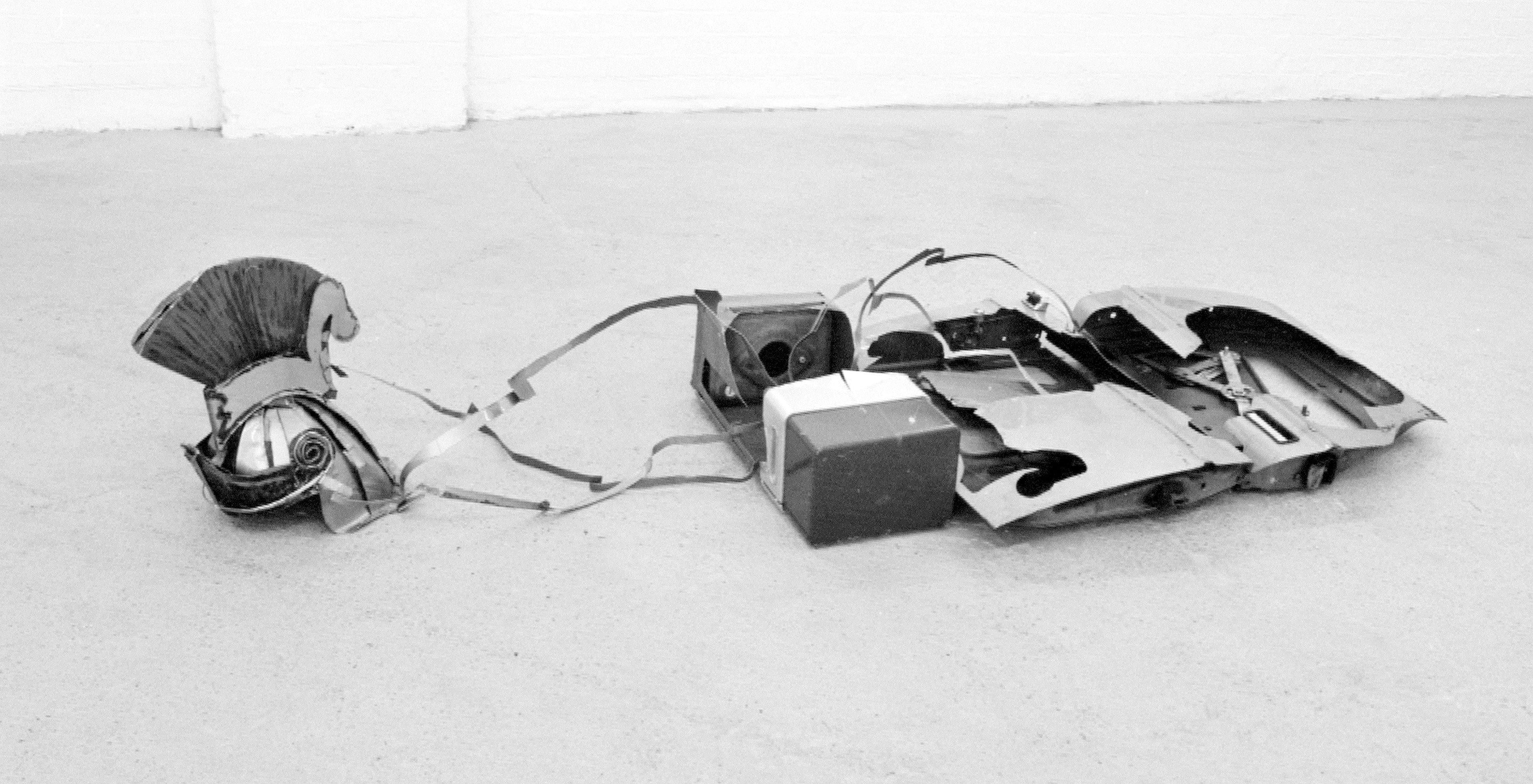 Car Doors and Paraffin Heater with Roman Helmet