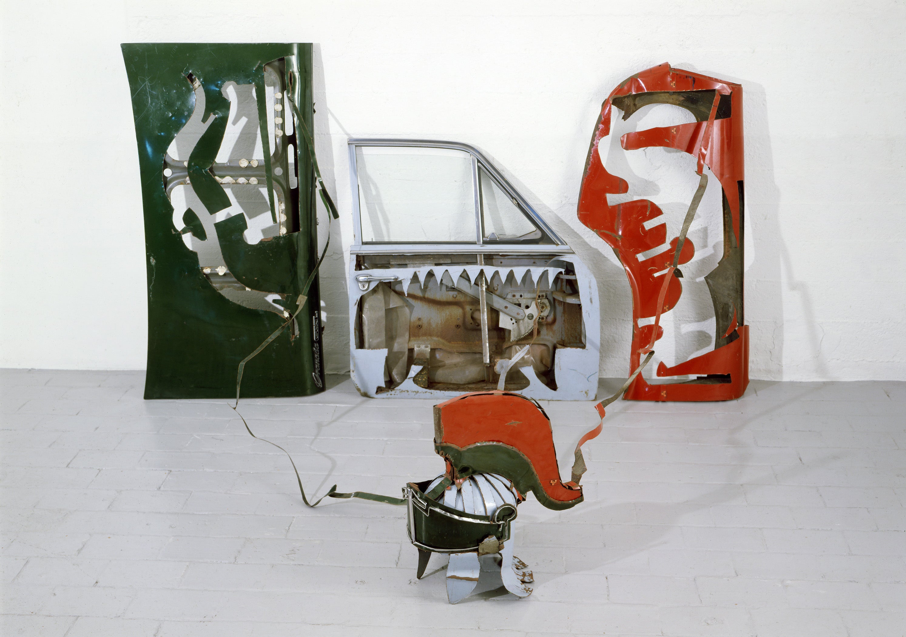 Car Door, Boot and Wing with Roman Helmet