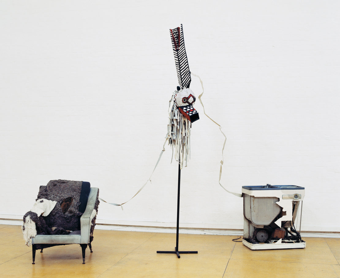 Armchair and Washing Machine with Bobo Mask