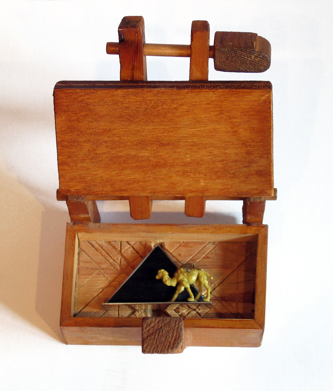 Pyramid Brooch and Box