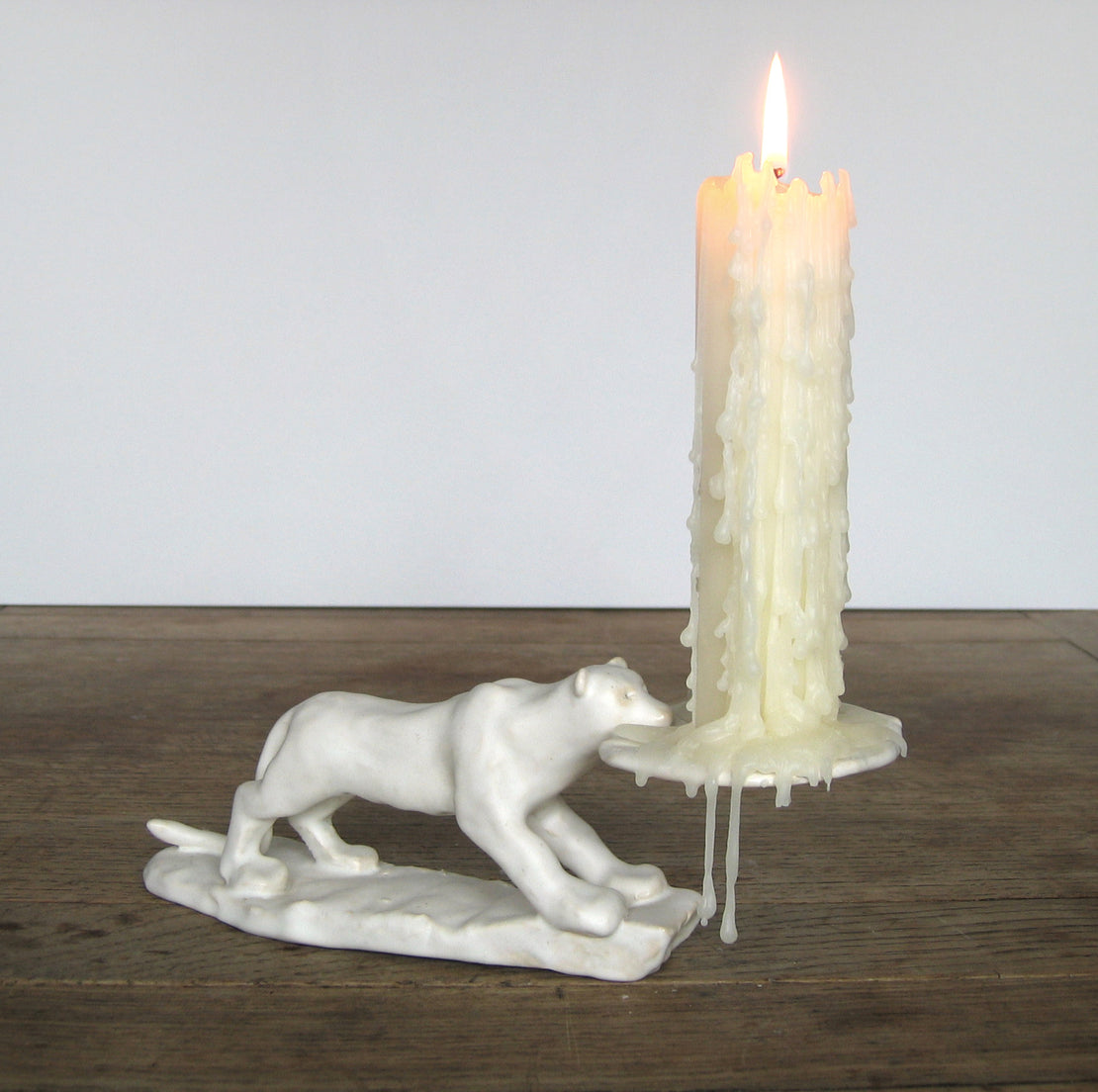 Big cat candlestick