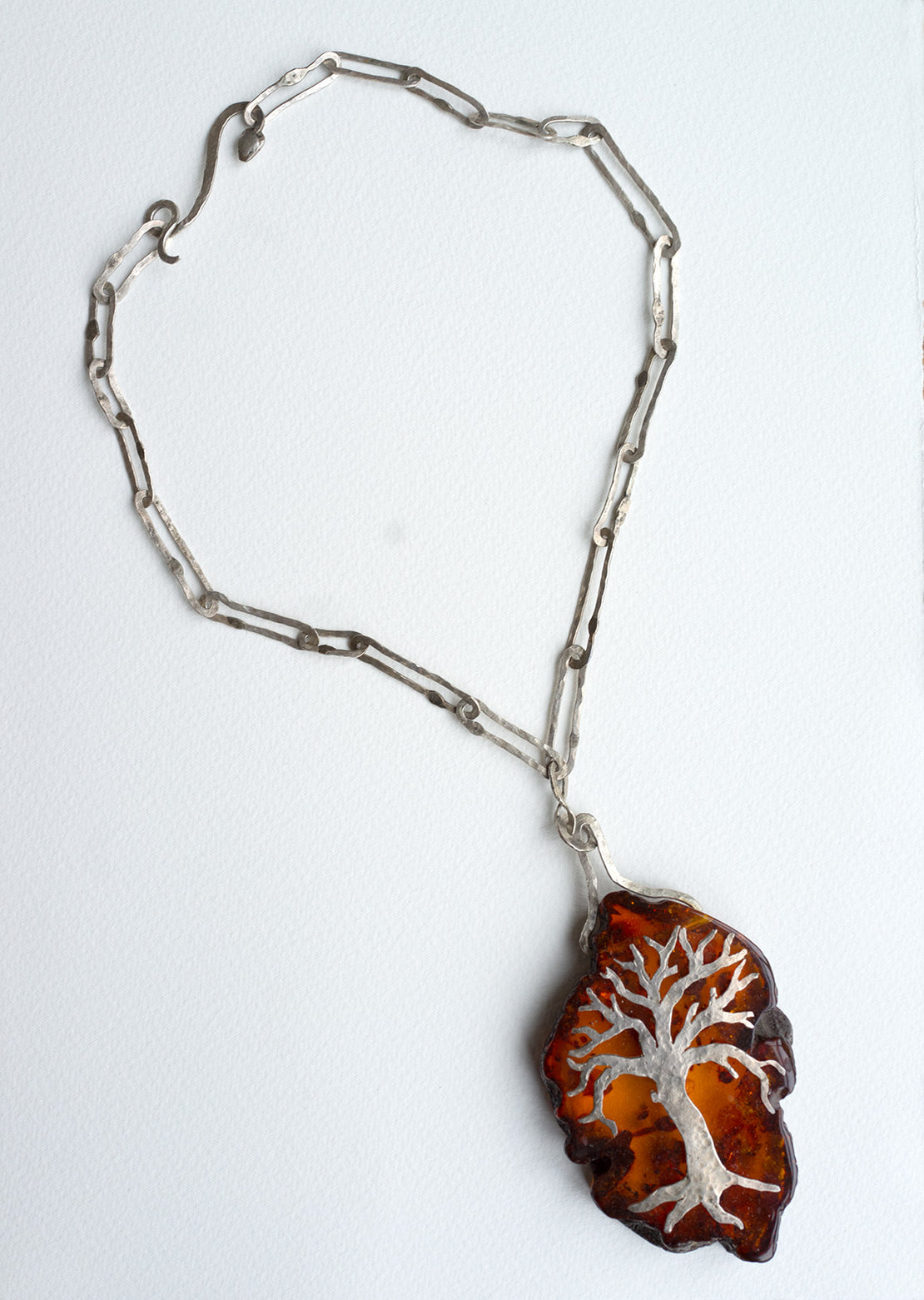 Tree pendant and chain