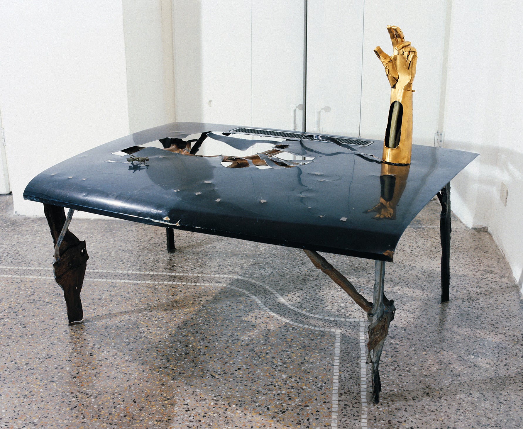 Table with Locust and Reliquary