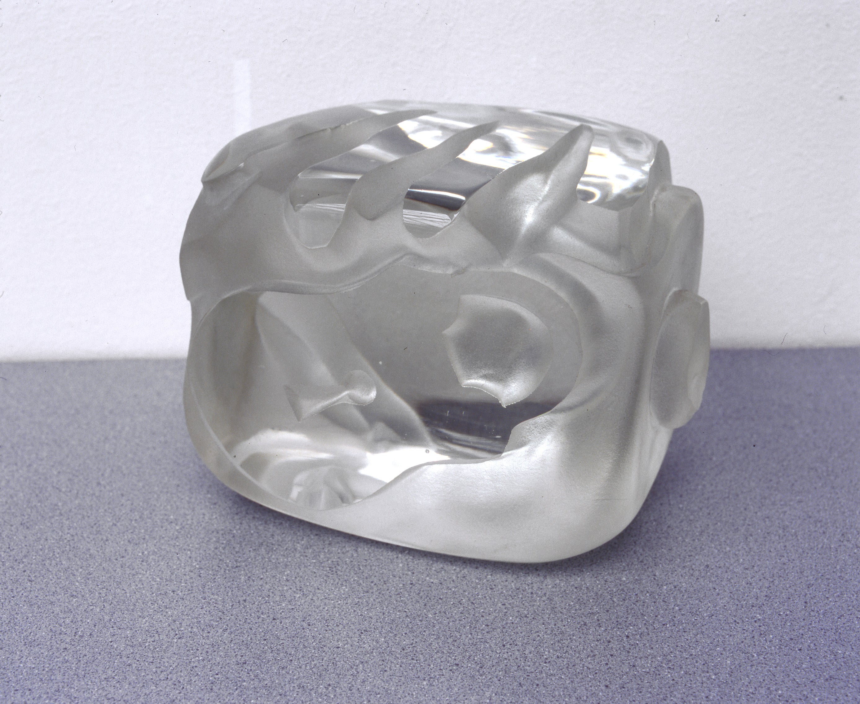Glass Block with Hand  I