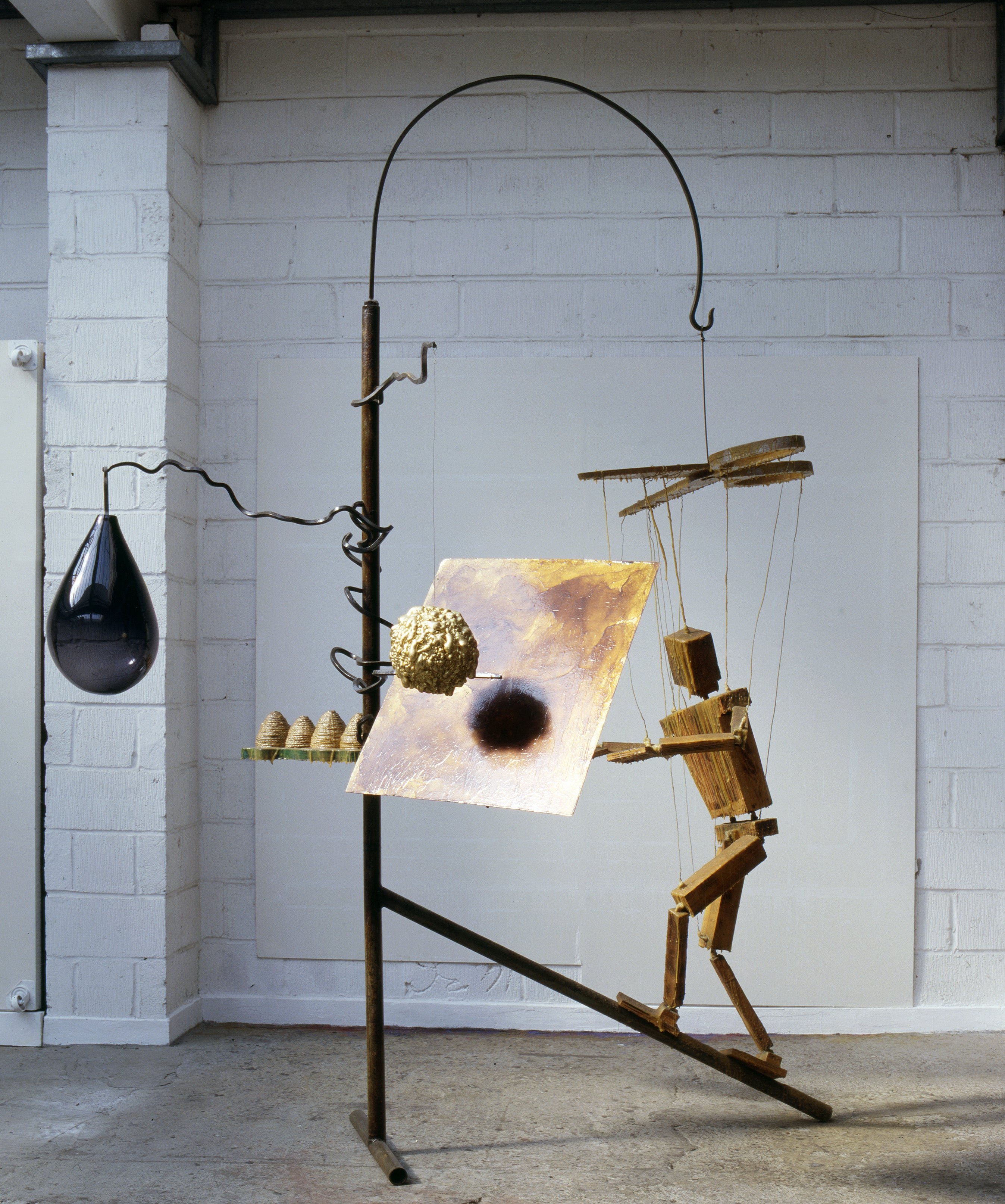 Beekeeper and Four Hives