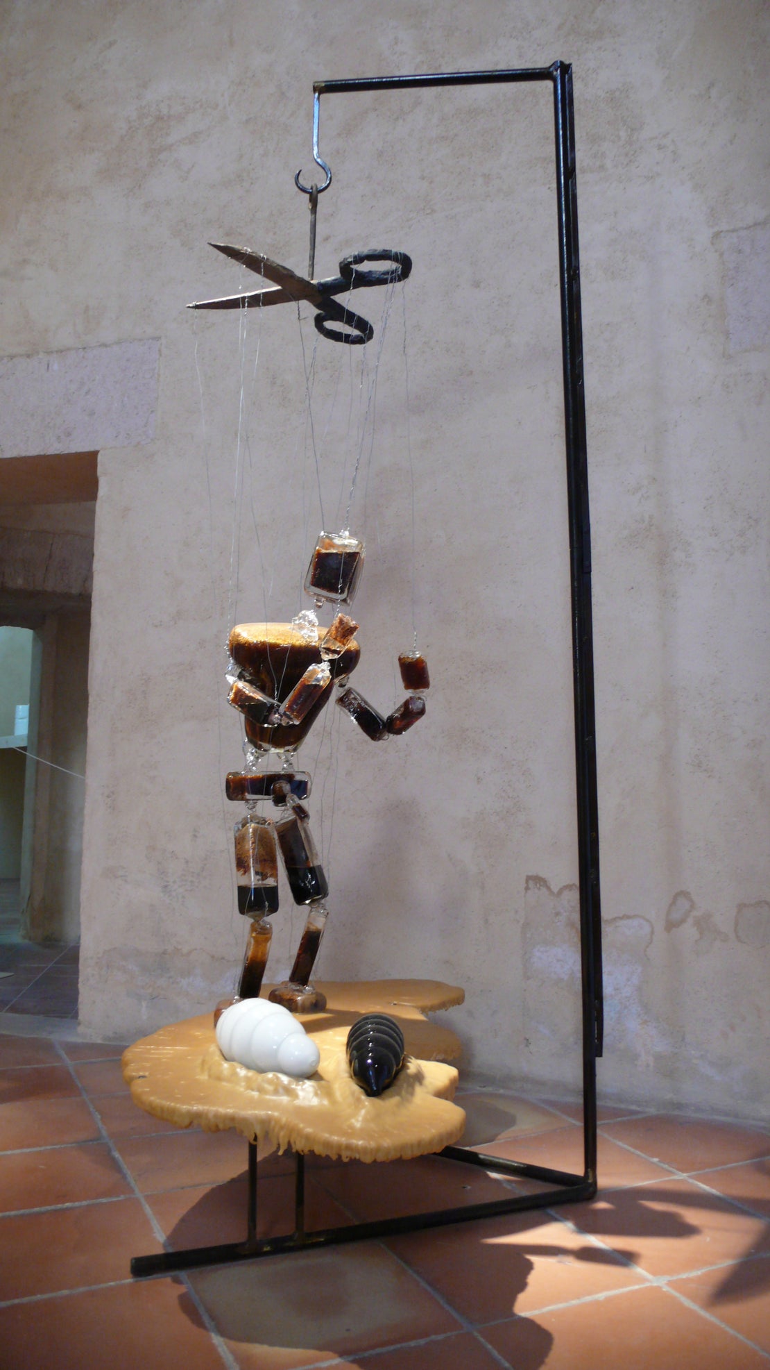Beekeeper with Pupae