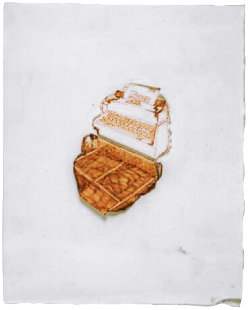 Typewriter and Tennis Court